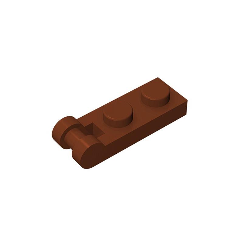 MOC 10 STÜCK 60478 Modifizierter 1x2 Stein mit Griffstange Bausteine Set Platte Steine Partikel Puzzle DO-IT-YOURSELF Spielzeug Kinder Geburtstag Kind brown