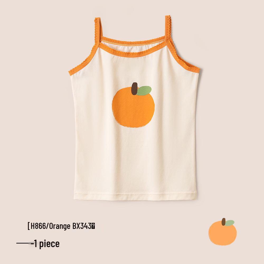 A-Class Summer Pure Cotton Antibacterial Tank Top for Girls and Infants