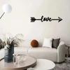 Stunning 1pc Love Metal Wall Art Decor! Fun Animal Decor for Home. Cupid's Arrow.living Room, Bathroom. Wall Decoration.
