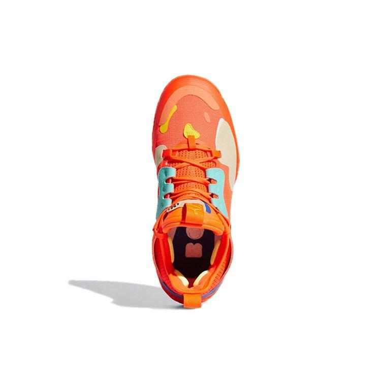 Adidas Harden Vol. 5 Futurenatural Solar Red Men Sneakers Orange Cloud-White Royal-Blue H68684