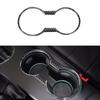 Real Carbon Fiber Cup Holder Cover Trim For Ford Mustang 2015- Replacement