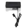 Water Cooling Flow Meter Alarm Multifunctional Aluminum Alloy and Acrylic High Temperature Low RPM Electronic Water