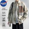 NASA MARVEL Men's Long Sleeve Casual Shirt