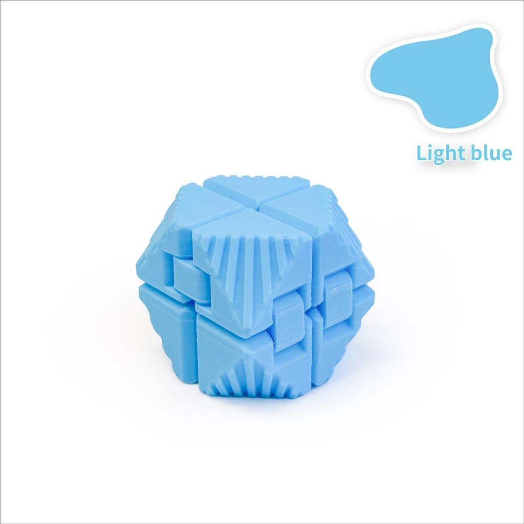 3D Printing Hand Fidget Infinite Cube Stress Relief Decompression 3D Printed Folding Cube Kids Adults Desktop Finger Rolling Toy