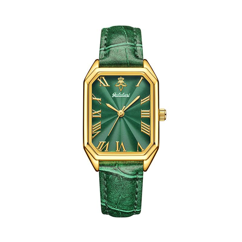 Casual Fashion Belt Women S Watchlight Luxury Vintage Women S Watch Square Women S Watch