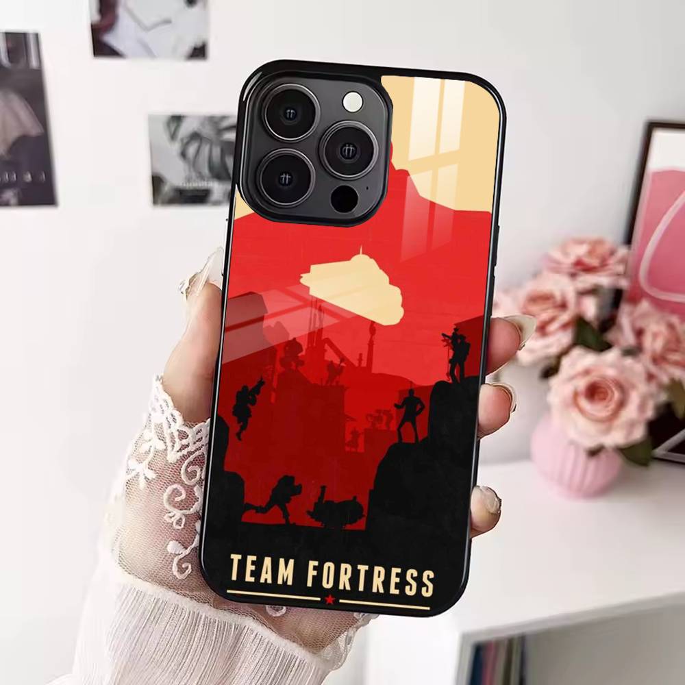 Buff Team F-Fortress 2 TF2 Phone Case For iPhone 17 16 15 14 13 12  Pro Max Plus for Magsafe Mirror Wireless Magnetic Cover
