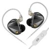 Professional Acoustics Tuning 3 Dynamic Driver Earphones Adjustable Rotating Design Braideds Cable For Audiophiles
