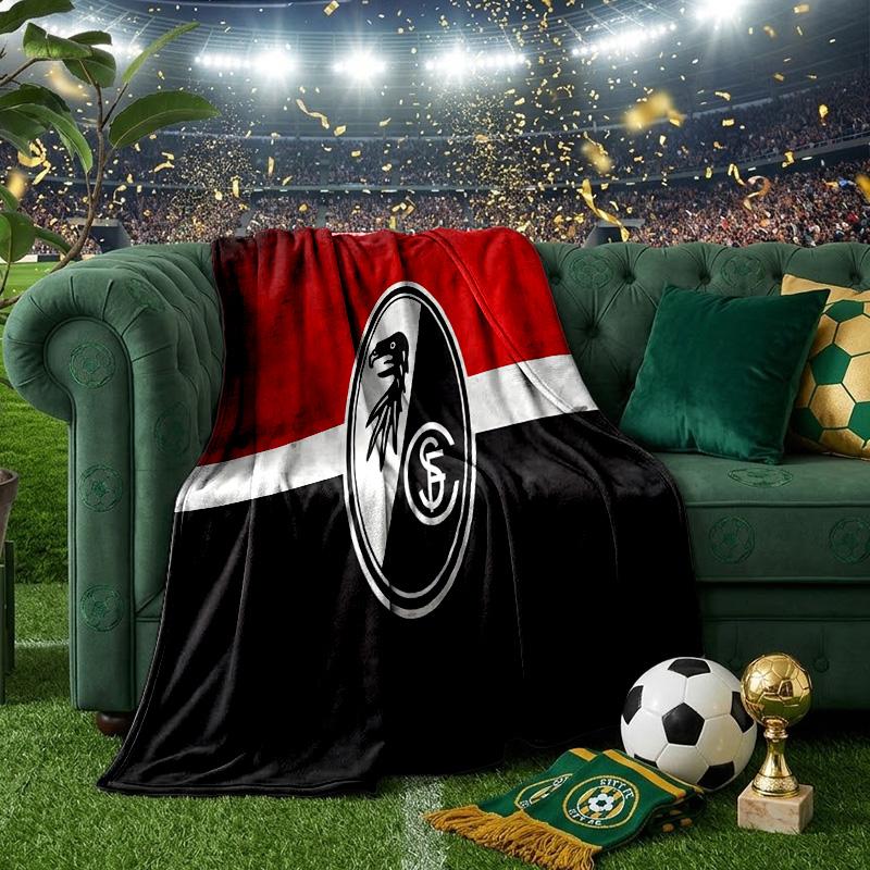 Club Crest Design Throws Blanket Flannel Blankets Plush for Couch Bed Gifts for Men Women Travel picnic blanket Christmas fan gifts