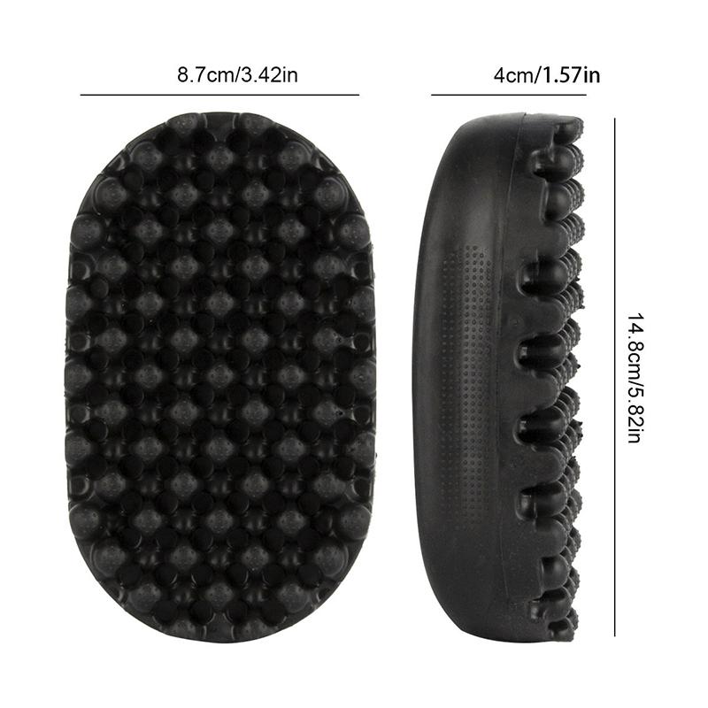 Portable Hair Twist Comb Black People Curly Comb Brush Dirty Bun Combs Afro Agic Hair Brush Steel Needle Comb Braid Care Tool  Men'S Hair Cleaning