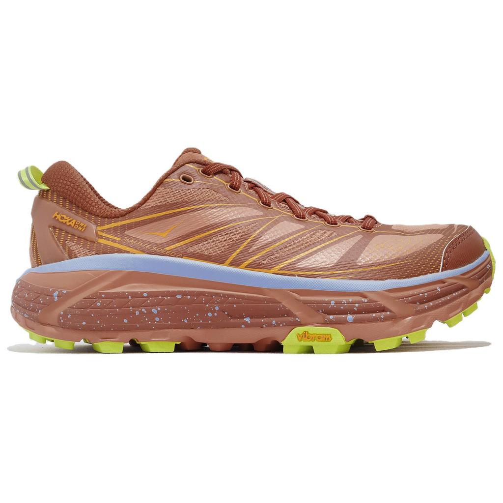 HOKA Mafate Speed 2 Baked Clay Men Sneakers Orange Radiant-Yellow 1126851-BCRYW