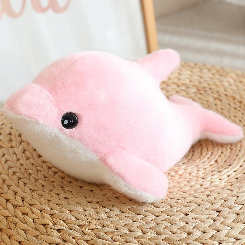 Cute Cartoon Marine Animal Plush Toy Dolphin Whale Shark Seal Killer Whale Children's Doll Creative Doll