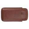 Cigarette Case Leather 3pcs Capacity Portable Cigar Storage Box with   for Outdoor