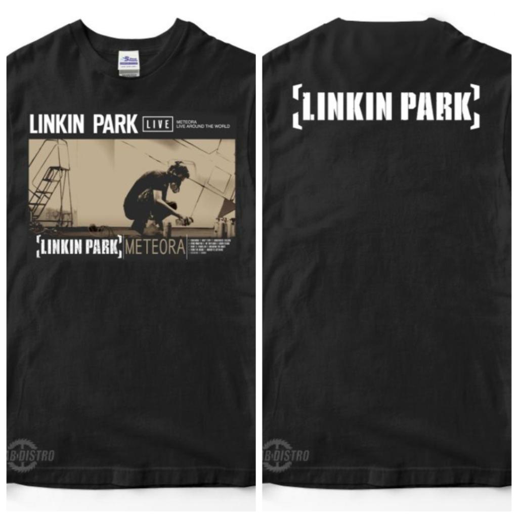 Premium  Linkin ParkMETEORA/linkin Park Band T-shirt Metallica/acdc Men's and Women's Casual and Comfortable Printed T-shirt
