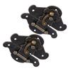2PCS Vintage Buckle Latch Zinc Alloy Jewelry Box Latch Hasp Furniture Latch Hardware for Jewelry Case Chest Suitcase