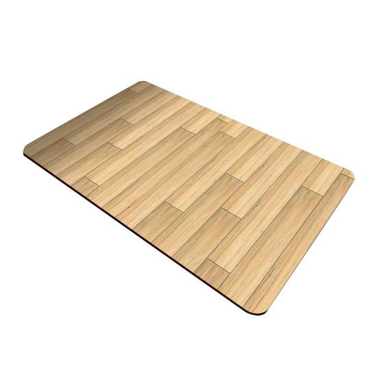 Tapete de Chão com Textura de Madeira Tapete de Banho Absorvente de Terra de Diatomáceas Tapete de Banheiro Moderno de Secagem Rápida Antiderrapante para Chuveiro Cozinha Entrada