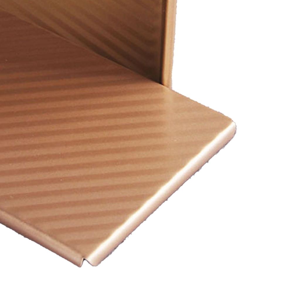 Backform Kastenform mit Deckel Antihaftbeschichtung Schnelllösend Kohlenstoffstahl Wellenmuster Rechteck Toastform