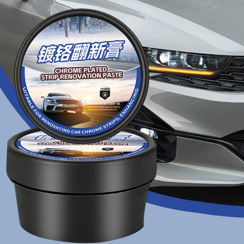 Chrome Polishing Compound Aluminum Cleaner & Brightener & Restorer 50g Tarnish Resistant Scratch Resistant High Gloss Non