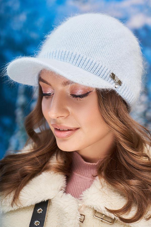 

Тепла пухнаста бейсболка Долорес Braxton 56-59 56-59 світло-синій колір