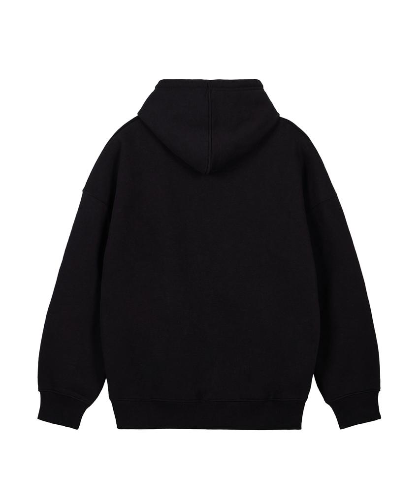 Yin-Yang Graphic Hoodie Black
