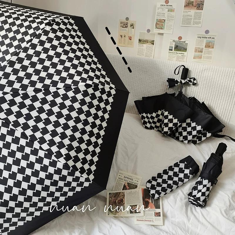 Dual-Use Foldable Fancy Small Portable Mini Umbrella