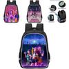Kpop Demon Hunters Childrens School Bag With Reflective Night Safety Features