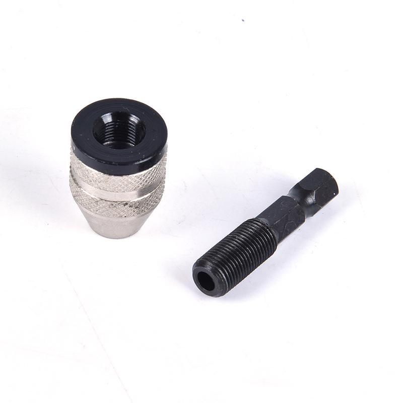 Drill Chuck 1/4" nøkkelløs borekrone Chuck sekskantet skaft Adapter Converter