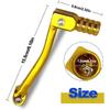 Folding Gear Shifter Shift Lever Pedal CNC Compatible with 70cc 50cc 90cc Gold