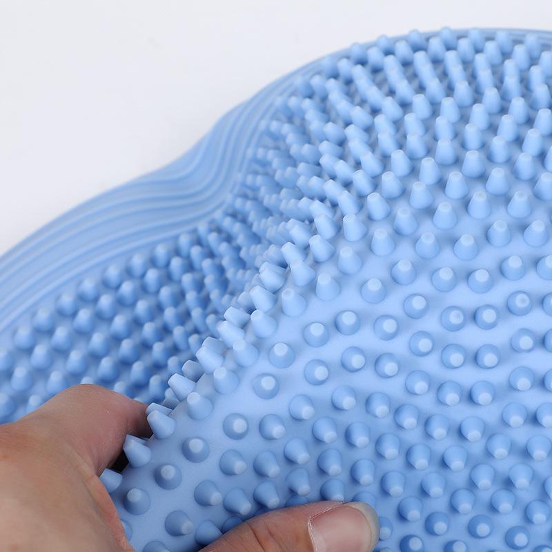 Wiggle Cushion Inflated Flexible Thick Portable Core Strength Balance Disc for Kids Adults