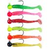 Soft Bait Lures with Jig Head Jig Head for Trolling Sea Winter Swimbait Fishing Lure Soft Bait Artificial Spoon Rubber Baits