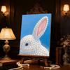 Pearl Painting Kit Little White Rabbit Theme Frameless Handicraft DIY Bedroom Decoration Living Room Wall Art Room Decoration Art Craft Decoration