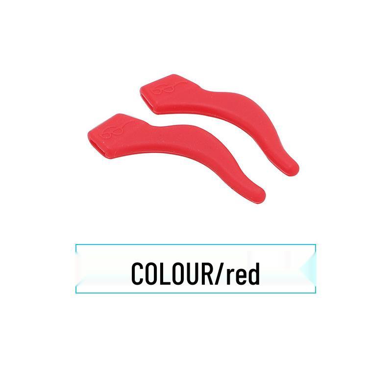 Candy Color Silicone Anti-Slip Ear Hooks and Sleeves for Glasses