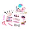 Girls Makeup Kit for Kids Children s Makeup Set Girls Princess Make Up Box Nontoxic Cosmetics Kit Toys Pretend Play