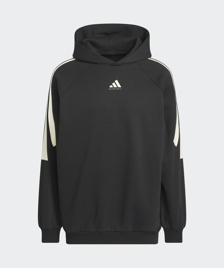 Basketball 3-Stripe Fleece Hoodie - Black / Jz7914