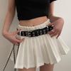 Leathers Womens Belt Fashion Double Grommet Belt Decorative Jeans Dress Blet