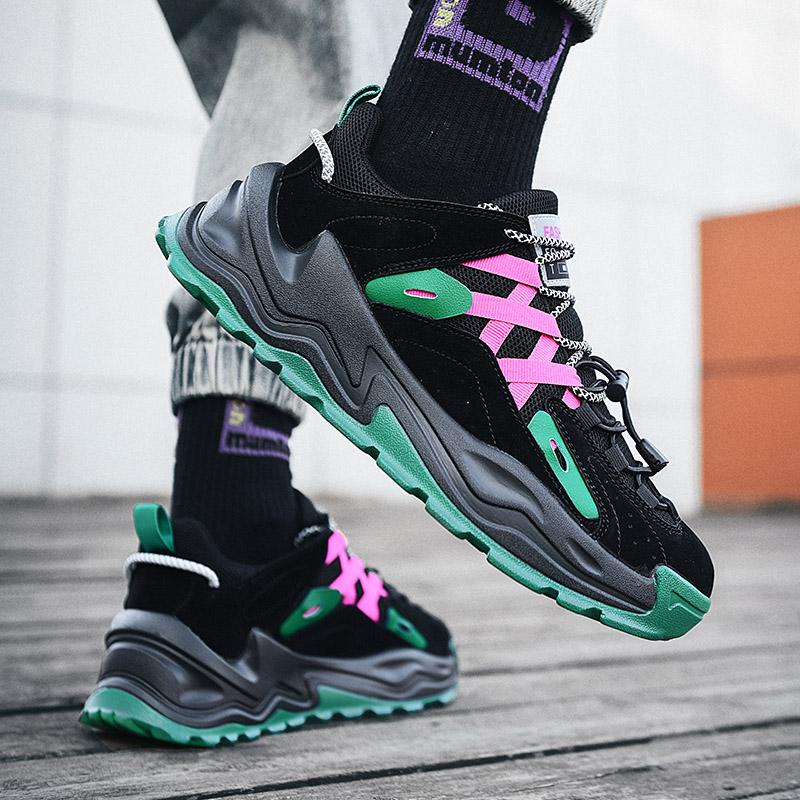 Fashion Fashion Men Sneakers Trend Street Skate Shoes Luxury Thick Soled Dad Casual Shoes for Men Sport Running Shoes Tenis Masculino