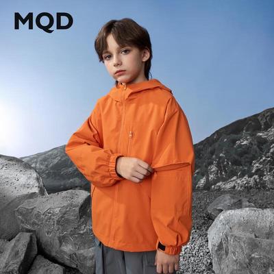 MQD Kids' Lightweight Hooded Windbreaker Jacket