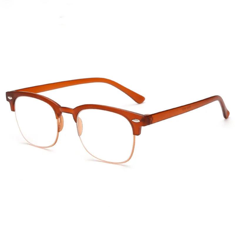 Large Rivet Reading Glasses New  Collapsible Floor Stand Fashion Ultra Light Presbyopia Eyeglasses Men And Women +1.0+4.0