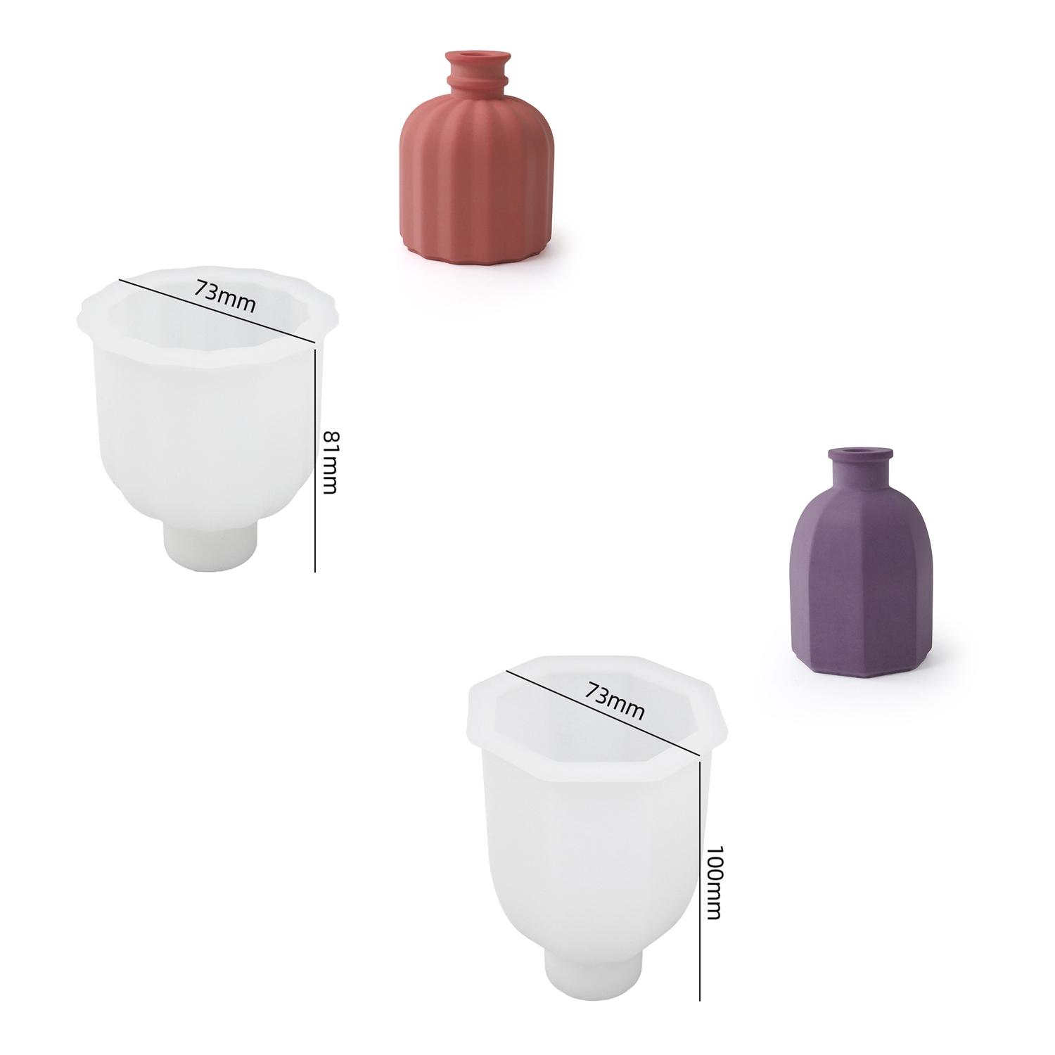 

Сделай сам Гипсовая цементная ваза Силиконовая форма Креативная вставка для вазы Ароматическая декорация Зеркальная форма Домашняя ваза для цветов Декоративная форма