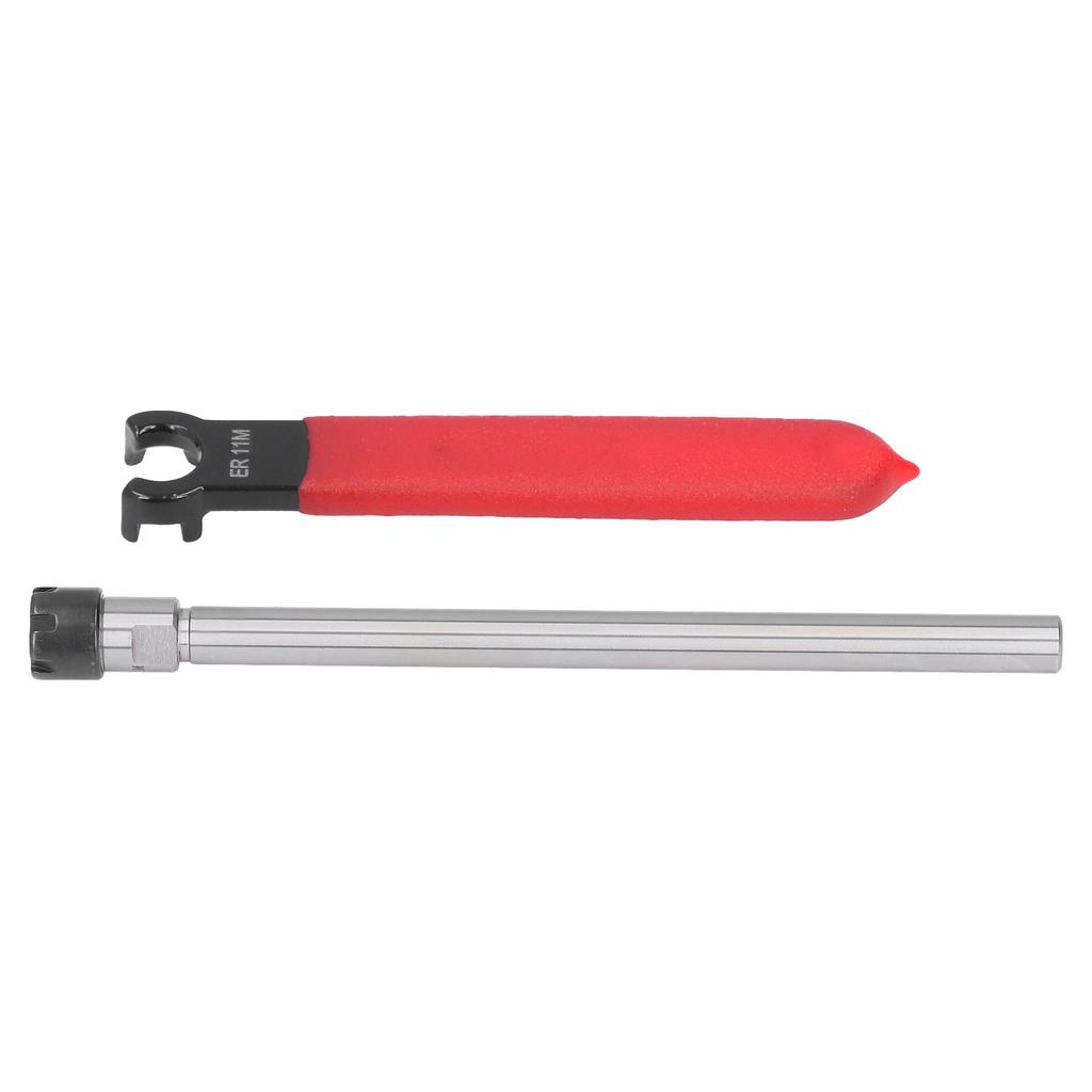 Collet Chuck Holder Straight Long CNC Milling Extension Rod 17mm Clamping Range Wrench(C10ER11M150L