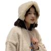 Autumn and Winter Cute Thickened Imitation Fur Plush Fisherman Hat Children Versatile Warm Windproof Cold Ear Protection