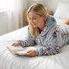 Very Soft Dressing Gown Blanket Robe Lazy Robe Grey Cats 100 Cm