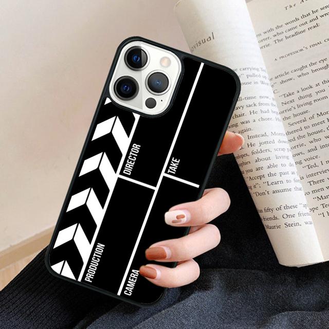 Film Movie Clapperboard Clapper Board Phone Case Back Cover for iPhone 17 Air 16 15 14 13 11 12 Pro Max Plus