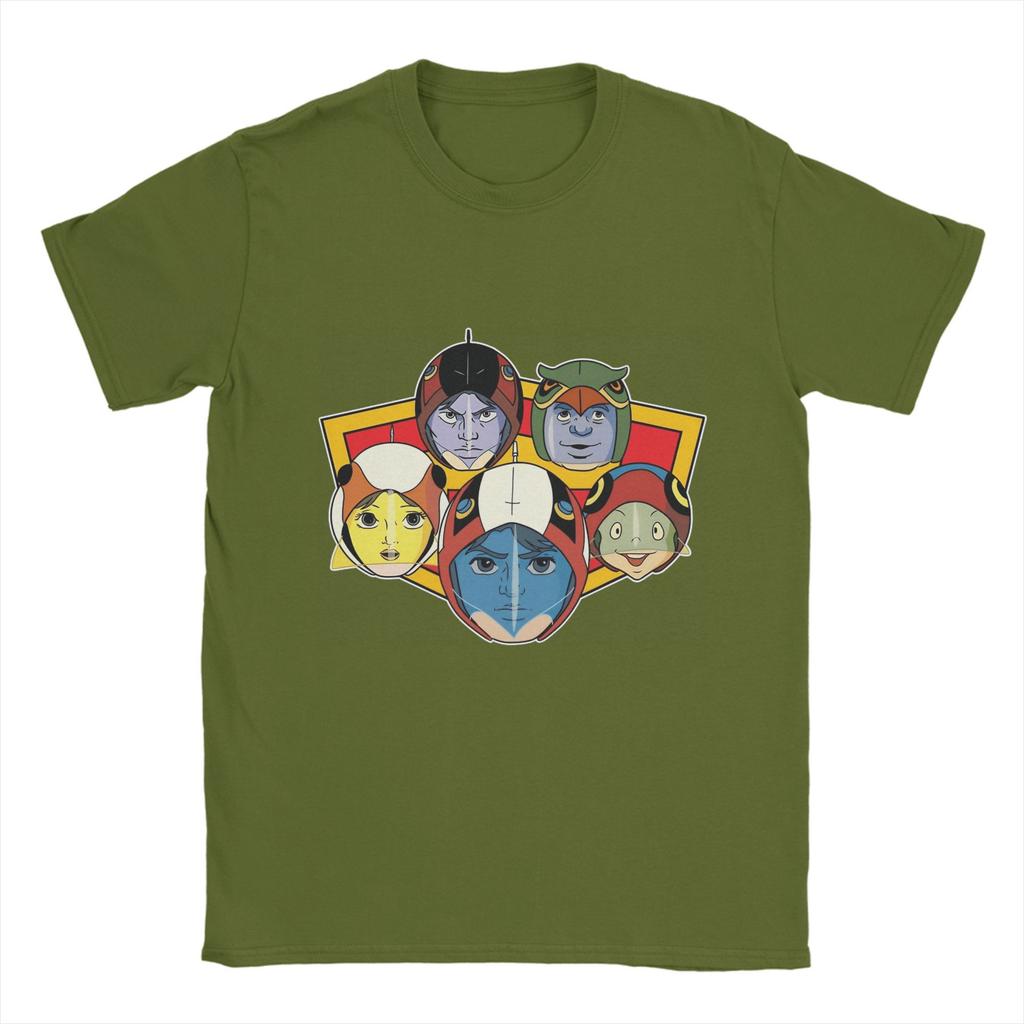 Men's Battle of the Planets Gatchaman  T Shirt  Cotton Clothing Funny Short Sleeve Round Collar Tees 6XL T-Shirt