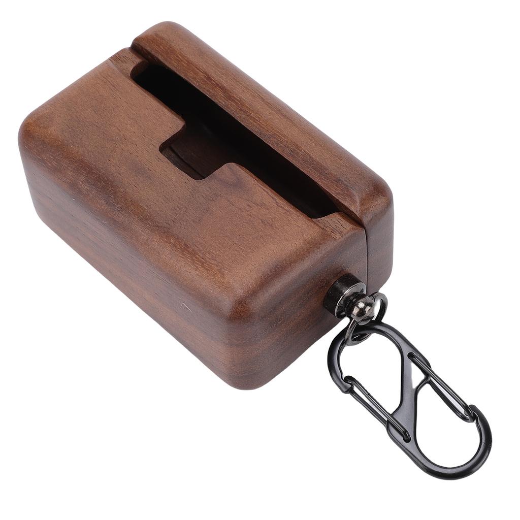 Wood Earbuds Case Fit for BYRD Earphones Walnut Wood Earbuds Protective Cover
