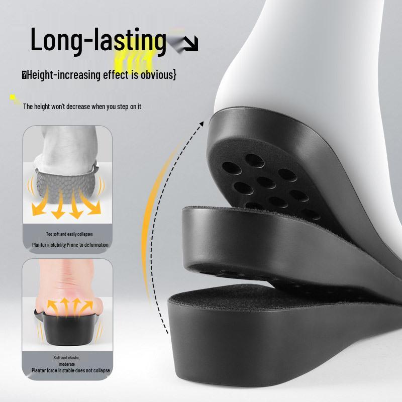 Unisex Shock-Absorbing Insoles for Leather Shoes, Martin Boots & Boots