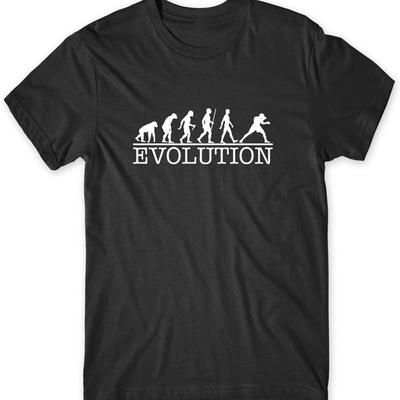 Evolution Of Boxing Unisexs Funny Unisex Tshirt