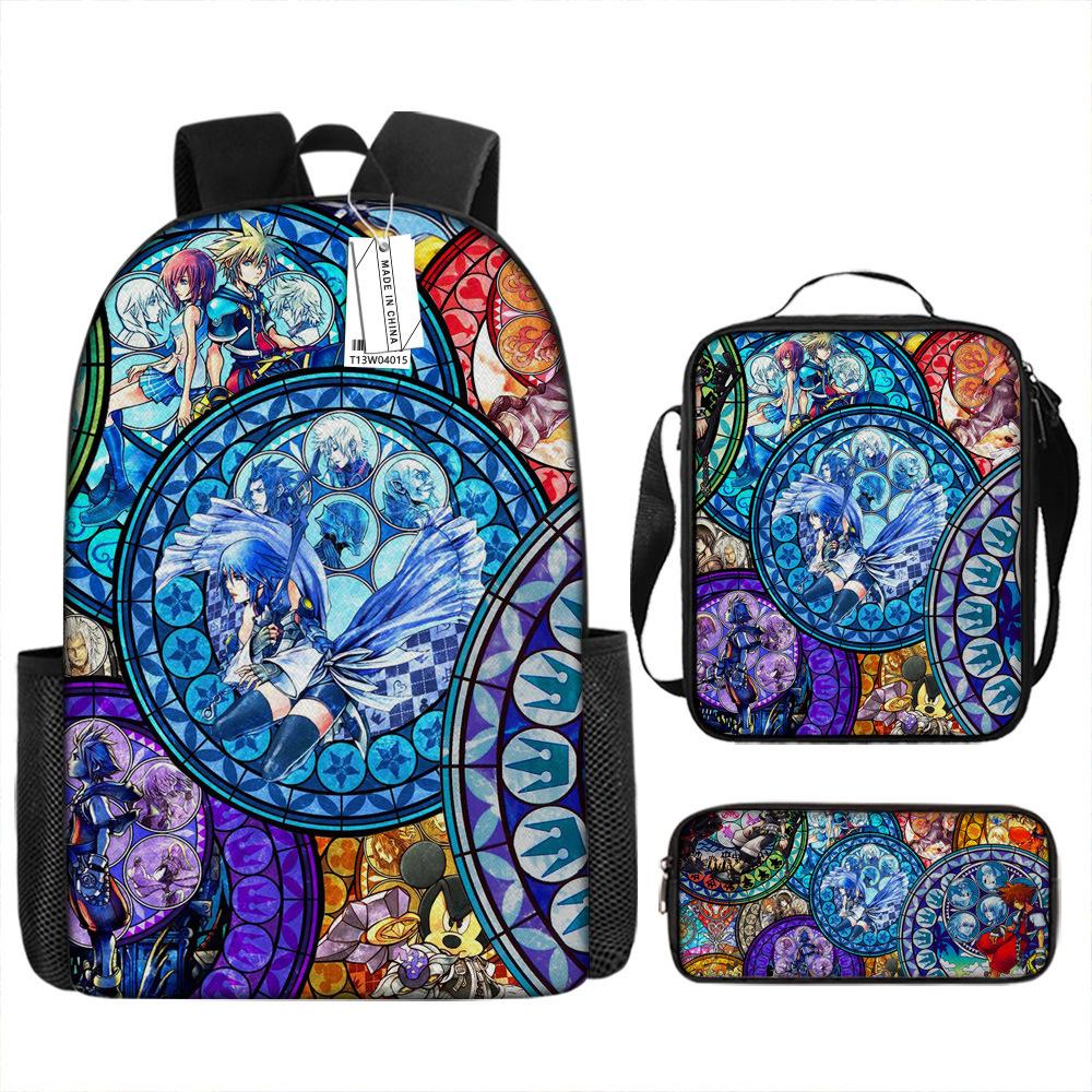 Anime Backpack Kingdom Heart Backpack European and American School Bag