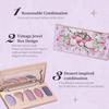 Flower Knows Fard de pleoape Pressed Glitter Căpșuni Rococo 5 Culori Textură Cremă Bronz Natural Farduri de ochi Cosmetice