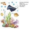 Glow In The Dark Toilet Sticker Under The Sea Toilet Seat Cover Sticker Sea Life Animals Removable Waterproof Peel