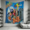 What'S New Scoobydoo Tapestry Fashion Print Background Cloth Wall Covering Decoration Home Decor Atmospheric Background Cloth